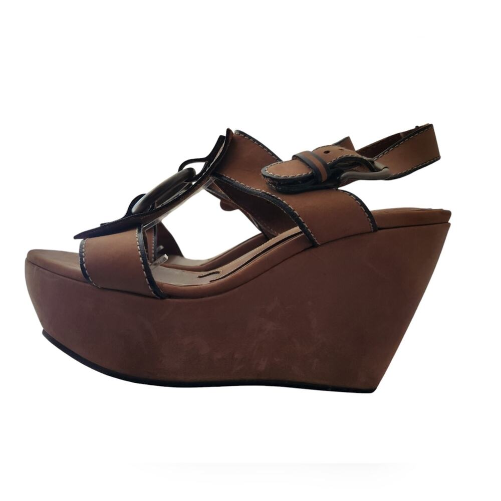 Marni Leather Platform Strappy Heels 37 - Picture 7 of 7